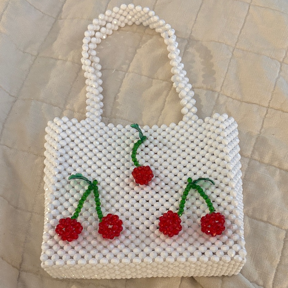 Susan Alexandra Ma Cherie White Handbag